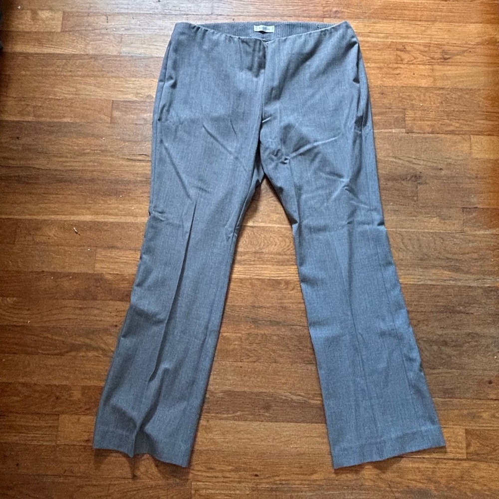 Gray work pants